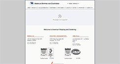 Desktop Screenshot of americanshipping.com